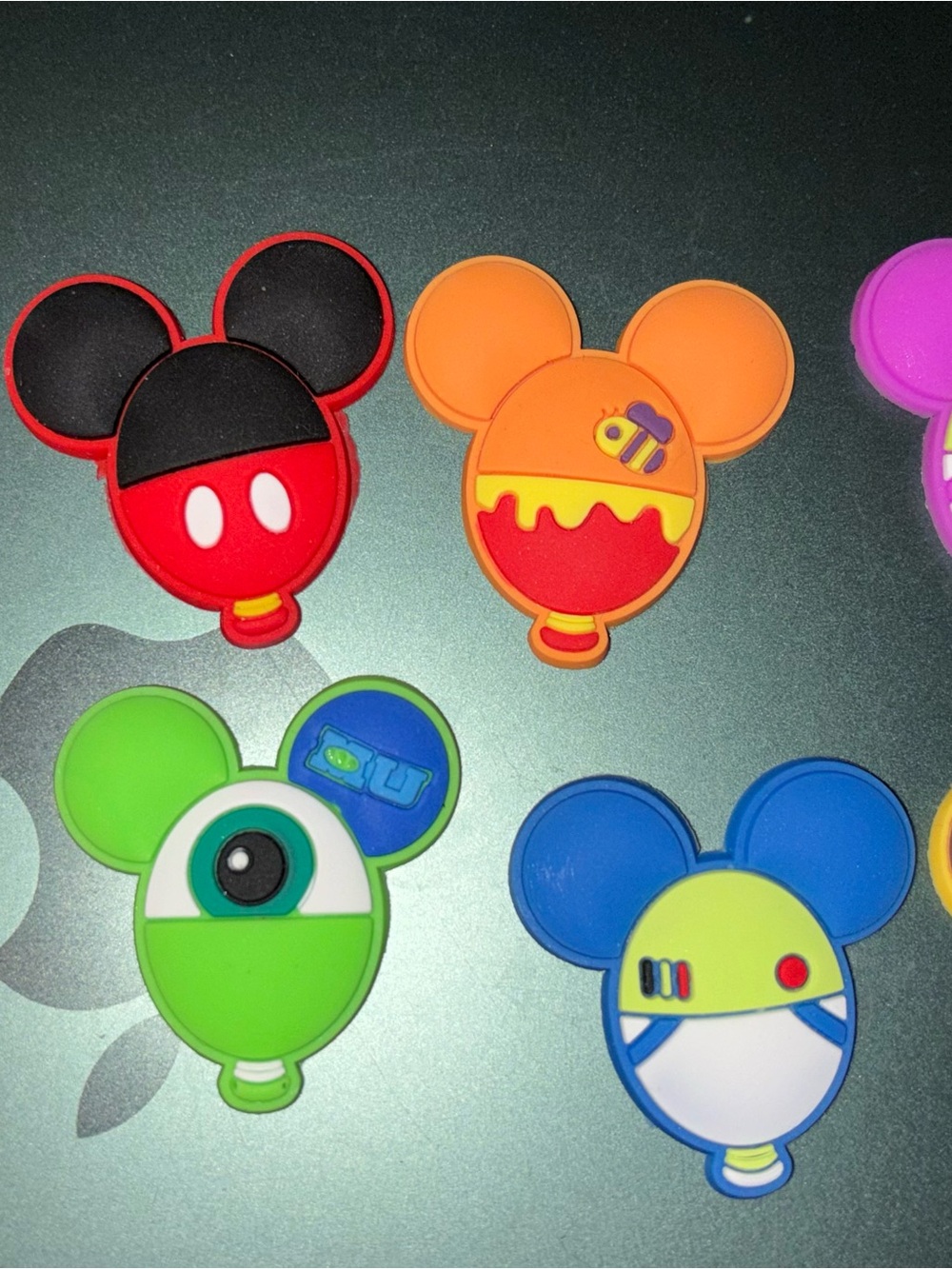 DISNEY Silicone Craft Pieces - Multi Color Set
